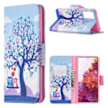 Miniatyrbillede 1 af 2: Wonderland Samsung Galaxy S20 Fe 5g / S20 Fe Flip Etui - Ugler på The Gade Blue