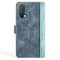 Miniatyrbild 2 av 2: Tvåfärgat OnePlus Nord CE 5G fodral i läder - Blå Blå