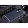Pikkukuva 2 / 2: Carbon Flex Google Pixel 5 kotelot - Tummansininen Blue