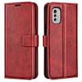 Pikkukuva 1 / 6: Lompakko Nahkakotelo For Nokia G60 - Punainen Red