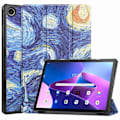 Pikkukuva 1 / 2: Lenovo Tab M10 Plus (Gen 3) kolminkertainen nahkakotelo - Tähtiyö Blue