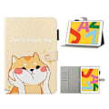 Miniatyrbillede 1 af 2: Mønstertryk Læder Pung stander etui iPad 10.2 (2021)/(2020)/(2019) / Air 10.5 inch (2019) - Sød Hund Multicolor
