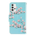 Miniatyrbillede 2 af 2: Wonderland Samsung Galaxy A32 Flip etui - Lyserød blomst Blue