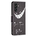Miniatyrbillede 2 af 2: Wonderland Samsung Galaxy A14 Flip Etui - Don't Touch My Phone Black