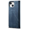 Miniatyrbillede 2 af 2: Jeans iPhone 14 flip etui - Blå Blue