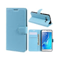 Pikkukuva 1 / 2: Mankell Samsung Galaxy J5 (2016) Litsi Pintainen Nahkakotelo - Sininen Blue