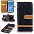 Miniatyrbillede 1 af 2: Samsung Galaxy J5 (2017) Stilrent og holdbart læder etui - Sort Black