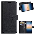 Miniatyrbillede 1 af 2: Classic Sony Xperia 10 III Flip Etui - Sort Black