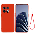 Pikkukuva 1 / 2: Matta nestesilikoninen kuori OnePlus 10 Pro - Punainen Red
