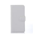 Miniatyrbillede 1 af 2: Lönnrot Samsung Galaxy S6 Læder Etui Med Kort Holder - Hvid White