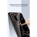 Pikkukuva 2 / 2: Fantasy Marble Samsung Galaxy Note 20 Ultra kuoret - Musta / Kulta Black
