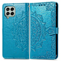 Pikkukuva 1 / 2: Mandala Samsung Galaxy M53 5G nahkakotelo - Sininen Blue