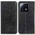 Miniatyrbild 1 av 6: Plånboksfodral i Äkta Läder till Xiaomi 13 Pro - Svart Svart