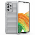 Miniatyrbild 1 av 2: Mjukt greppformat Samsung Galaxy A33 5G skal - Silver/Grå Silvergrå
