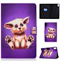 Pikkukuva 1 / 2: Huawei MatePad 10.4 viileä kuvio nahkakotelo - Abessinialainen Kissa Purple