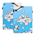 Miniatyrbillede 1 af 2: iPad (2018) mønstret PU læder flip etui - sød Panda Multicolor