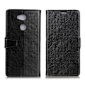 Miniatyrbillede 1 af 2: Sony Xperia L2 etui i saddellæder med kortholder - Sort Black