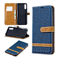 Pikkukuva 1 / 2: Jeans Samsung Galaxy A70 flip case - Tummansininen Blue