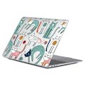Miniatyrbillede 1 af 2: HAT PRINCE MacBook Pro 16 (A2141) sødt cover i dyrestil - Slanke Katte Green