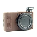 Miniatyrbillede 2 af 2: Silikoneovertræk til Panasonic Lumix DMC LX10 - Kaffe Brown