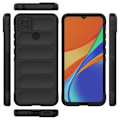 Pikkukuva 2 / 6: Pehmeä kahva muotoiltu kuori Xiaomi Redmi 9C - Vaalean Harmaa Silver grey