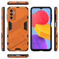 Pikkukuva 2 / 2: Shockproof Hybrid Suojakuori With A Modern Touch For Samsung Galaxy M13 4g - Oranssi Orange