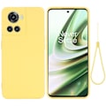 Pikkukuva 1 / 2: Matta nestesilikoninen kuori OnePlus 10R / OnePlus Ace - Keltainen Yellow