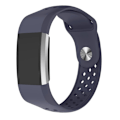 Miniatyrbillede 6 af 6: silikone rem til Fitbit Charge 2 - Blå Blue