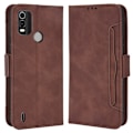 Pikkukuva 1 / 2: Nokia C21 Plus moderni nahkainen lompakkokotelo - Ruskea Brown