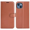 Classic iPhone 14 fodral - Brun Brun