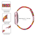 Miniatyrbillede 2 af 2: Urrem med 3 perler i resin-stil med klart cover til Apple Watch Series 3/2/1 42mm - Regnbueblanding Multicolor