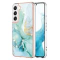 Marble Samsung Galaxy S23 Etui - Grønn Klinkekule Green