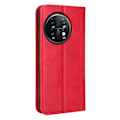 Pikkukuva 2 / 2: Bofink Vintage OnePlus 11 Nahkakotelo - Punainen Red