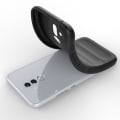 Pikkukuva 5 / 5: Pehmeä kahva muotoiltu kuori Huawei Mate 20 Lite - Tummanharmaa Silver grey