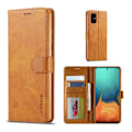 Miniatyrbillede 1 af 2: LC.IMEEKE Samsung Galaxy A71 5G Flip Etui - Brun Brown