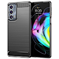 Miniatyrbillede 1 af 2: Carbon Flex Etui Motorola Edge 20 - Sort Black