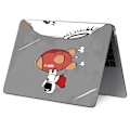 Miniatyrbillede 5 af 6: HAT PRINCE MacBook Pro 14 M1 / M1 Max (A2442, 2021) cover med rummandsmønster - Raket Red