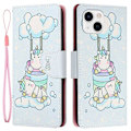 Miniatyrbillede 1 af 6: Wonderland iPhone 14 flip etui - To Heste Multicolor