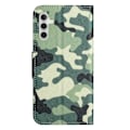 Pikkukuva 3 / 6: Wonderland Samsung Galaxy A24 4G Läppäkotelo - Camouflage Green