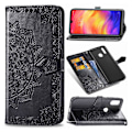 Miniatyrbild 1 av 2: Mandala Xiaomi Redmi Note 7 / Note 7 Pro / Note 7S Flip fodral - Svart Svart