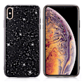 Miniatyrbild 1 av 2: Glitter iPhone Xs Max skal - Svart Svart