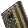 Pikkukuva 2 / 2: Moberg Nokia Lumia 929/930 Nahkakotelo - Vanhanaikainen Amerikan Lippu Multicolor