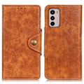 Miniatyrbillede 1 af 2: Alpha Motorola Moto G42 læder flip etui - Brun Brown
