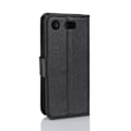 Miniatyrbillede 2 af 2: Sony Xperia XZ1 Compact etui har indbygget pung - Sort Black