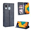 Pikkukuva 1 / 2: Samsung Galaxy A40 vintage nahkakotelo - Sininen Blue