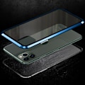 Pikkukuva 2 / 2: Luphie Sword iPhone 11 Pro Max Alu-puskuri + lasi - Musta + Sininen Blue