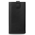 Miniatyrbillede 2 af 2: QIALINO iPhone Xr flip etui i okselæder - Sort Black