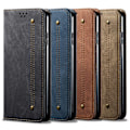 Miniatyrbillede 2 af 2: Jeans Samsung Galaxy A22 5G Flip Etui - Blå Blue