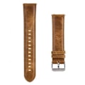 Miniatyrbillede 1 af 2: Fossil Explorist (Gen 3) / Q Marshal Gen 2 /Explorist HR (Gen 4) /Gen 5 Carlyle HR / Julianna HR tofarvet silikone Urrem - Lysebrun Brown