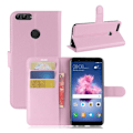 Miniatyrbillede 1 af 2: Huawei P Smart etui i læder med kortholder - Lyserød Pink